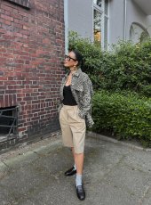 画像13: NORR - Larisa Clean Denim Shirt  レオパードデニムシャツ - Leo print (13)