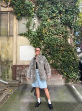 画像7: NORR - Larisa Clean Denim Shirt  レオパードデニムシャツ - Leo print (7)