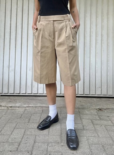 画像10: NORR - Esther Wide Shorts ワイドハーフパンツ - Camel (10)