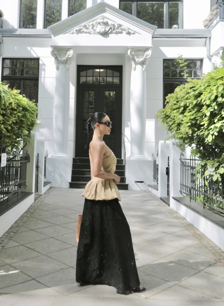 画像4: NORR - Loisa Maxi Skirt レースマキシスカート - Black (4)