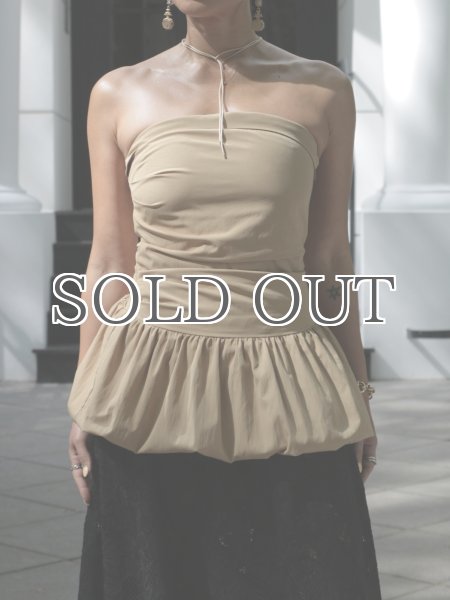 画像5: NORR - Velma Tube Top チューブトップ - Sand (5)