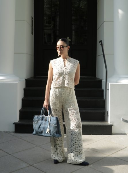 画像11: NORR - Crochet Top クロシェニットジレトップ - Off-White (11)