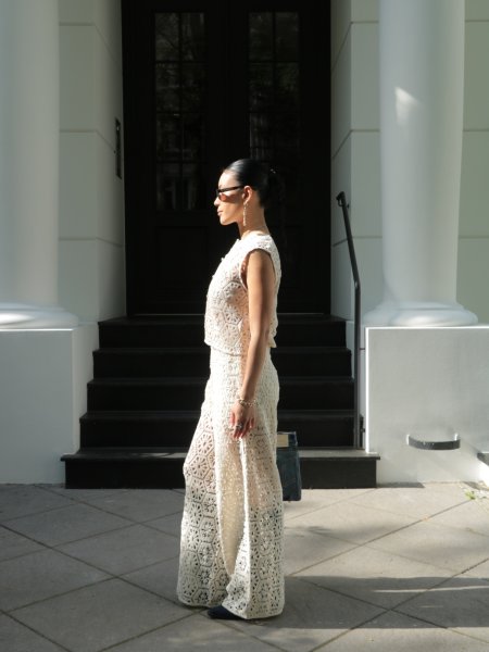 画像10: NORR - Crochet Top クロシェニットジレトップ - Off-White (10)