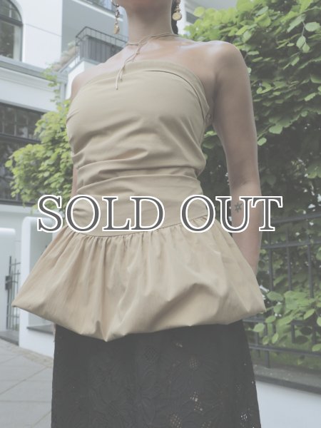 画像6: NORR - Velma Tube Top チューブトップ - Sand (6)