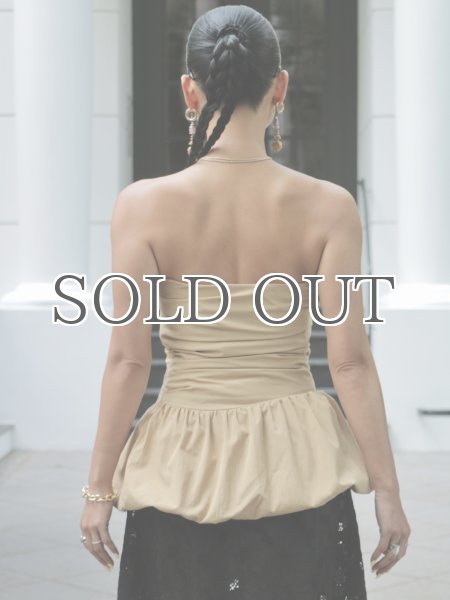 画像9: NORR - Velma Tube Top チューブトップ - Sand (9)