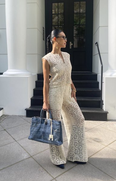 画像12: NORR - Crochet Top クロシェニットジレトップ - Off-White (12)