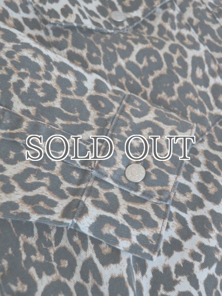 画像16: NORR - Larisa Clean Denim Shirt  レオパードデニムシャツ - Leo print (16)