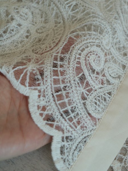 画像14: NORR - Rome Oversize Shirt  オーバーサイズレースシャツ - Ivory (14)