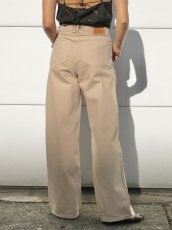画像6: NORR - Hannali Wide Belt Jeans ワイドジーンズ - Light sand (6)