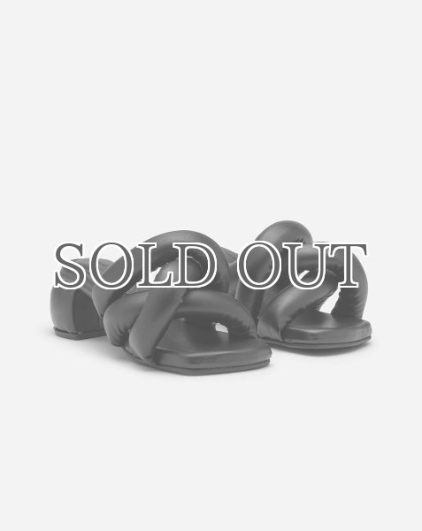 画像3: YUME YUME - Kitten Sausage Heel ミュールサンダル - Black (3)