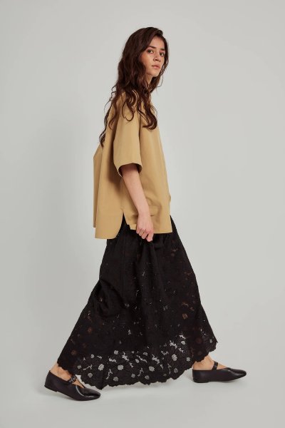 画像6: NORR - Loisa Maxi Skirt レースマキシスカート - Black (6)