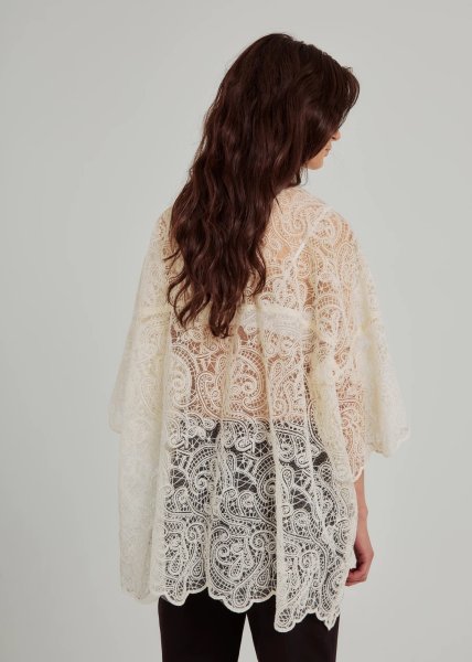 画像3: NORR - Rome Oversize Shirt  オーバーサイズレースシャツ - Ivory (3)