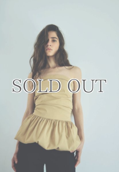 画像4: NORR - Velma Tube Top チューブトップ - Sand (4)