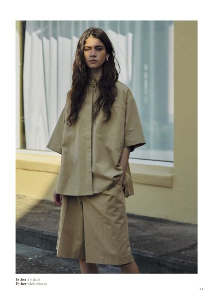 画像4: NORR - Esther Wide Shorts ワイドハーフパンツ - Camel (4)