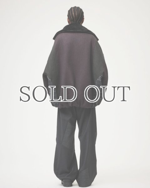 画像20: ［RAVE REVIEW］BILLIE BOMBER JACKET - DARK GREEN x GREY CHECK (20)