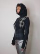 画像17: ［RAVE REVIEW］DEA ZIP HOODIE - NAVY/TARTAN (17)