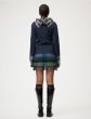 画像4: ［RAVE REVIEW］DEA ZIP HOODIE - NAVY/TARTAN (4)