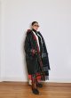 画像2: ［RAVE REVIEW］MARGARET OVER SIZED LEATHER DOUBLE COAT - BLACK / RED (2)