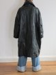 画像12: ［RAVE REVIEW］MARGARET OVER SIZED LEATHER DOUBLE COAT - BLACK / RED (12)