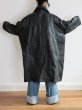 画像13: ［RAVE REVIEW］MARGARET OVER SIZED LEATHER DOUBLE COAT - BLACK / RED (13)