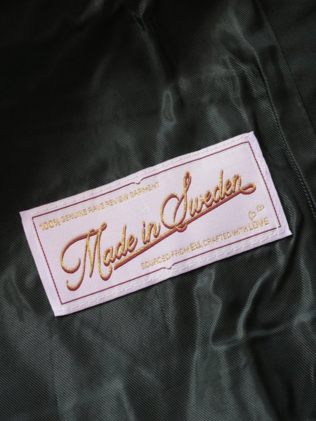 画像21: ［RAVE REVIEW］MARGARET OVER SIZED LEATHER DOUBLE COAT - BLACK / RED (21)