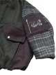 画像13: ［RAVE REVIEW］BILLIE BOMBER JACKET - DARK GREEN x GREY CHECK (13)