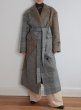 画像7: ［RAVE REVIEW］VICKY DOUBLE BREASTED COAT - BROWN x GREY CHECK (7)