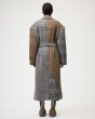画像3: ［RAVE REVIEW］VICKY DOUBLE BREASTED COAT - BROWN x GREY CHECK (3)