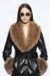 画像3: ［STAND STUDIO］Estella Coat エコレザーコート - Black/Natural  (3)