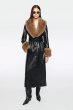 画像1: ［STAND STUDIO］Estella Coat エコレザーコート - Black/Natural  (1)