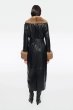 画像5: ［STAND STUDIO］Estella Coat エコレザーコート - Black/Natural  (5)