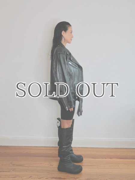 画像13: ［STAND STUDIO］ Isobelle Biker Leather Jacket バイカーレザージャケット - Black (13)