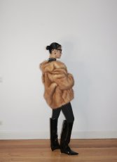画像13: ［STAND STUDIO］ Janice Jacket フェイクファージャケット - Natural (13)