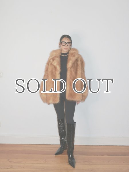 画像10: ［STAND STUDIO］ Janice Jacket フェイクファージャケット - Natural (10)