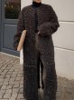 画像7: ［STAND STUDIO］Renata Curly Faux Fur Coat  カーリーエコファーコート - Dark Chocolate  (7)