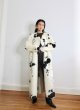 画像9: ［STAND STUDIO］Palmer Faux Cow Fur Coat カウハイド エコファーコート - Off White/Black (9)
