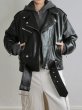 画像6: ［STAND STUDIO］ Isobelle Biker Leather Jacket バイカーレザージャケット - Black (6)