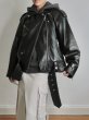 画像7: ［STAND STUDIO］ Isobelle Biker Leather Jacket バイカーレザージャケット - Black (7)