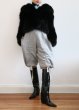 画像15: 【30%OFF】［STAND STUDIO］Samara Faux Fox-Fur Jacket エコフォックスファージャケット - Black (15)