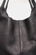 画像3: STAND STUDIO - Lily Leather Tote Bag 大判レザートートバッグ - Black (3)