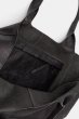 画像6: ［STAND STUDIO］Lily Leather Tote Bag 大判レザートートバッグ - Black (6)