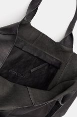画像5: STAND STUDIO - Lily Leather Tote Bag 大判レザートートバッグ - Black (5)