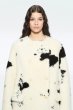 画像6: ［STAND STUDIO］Palmer Faux Cow Fur Coat カウハイド エコファーコート - Off White/Black (6)