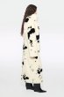 画像4: ［STAND STUDIO］Palmer Faux Cow Fur Coat カウハイド エコファーコート - Off White/Black (4)