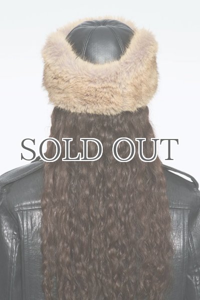 画像4: ［STAND STUDIO］Sable Hat エコファートラッパーハット - Black/Natural (4)