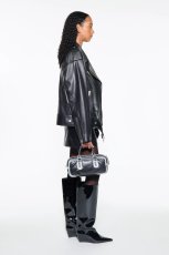 画像4: STAND STUDIO - Isobelle Biker Leather Jacket バイカーレザージャケット - Black (4)