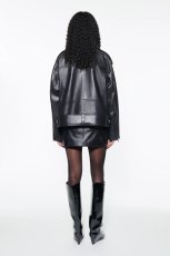 画像5: STAND STUDIO - Isobelle Biker Leather Jacket バイカーレザージャケット - Black (5)