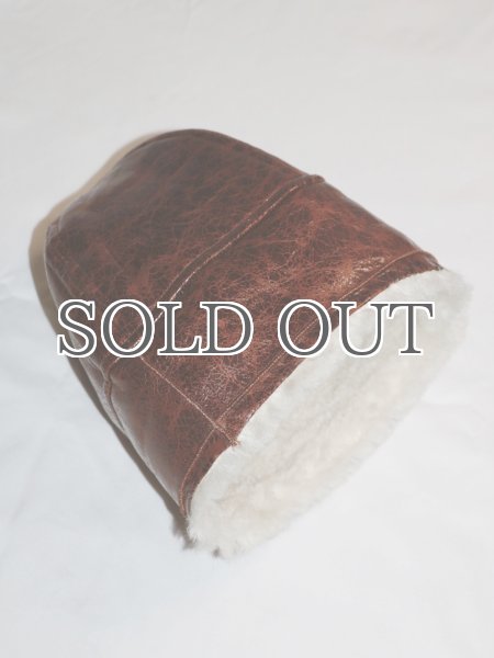 画像6: STAND STUDIO - Ruth Shearling Hat シアリングハット - Brown / white (6)