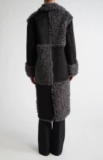 画像4: STAND STUDIO - Becky Coat  ブロックデザインコート - Black/Grey (4)