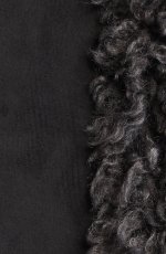 画像7: STAND STUDIO - Becky Coat  ブロックデザインコート - Black/Grey (7)